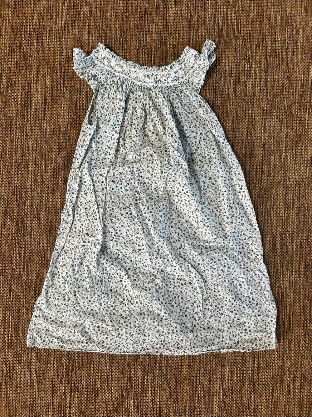 Doen girls ruffle sleeve floral dress | girls size 6 - Picture 3 of 7